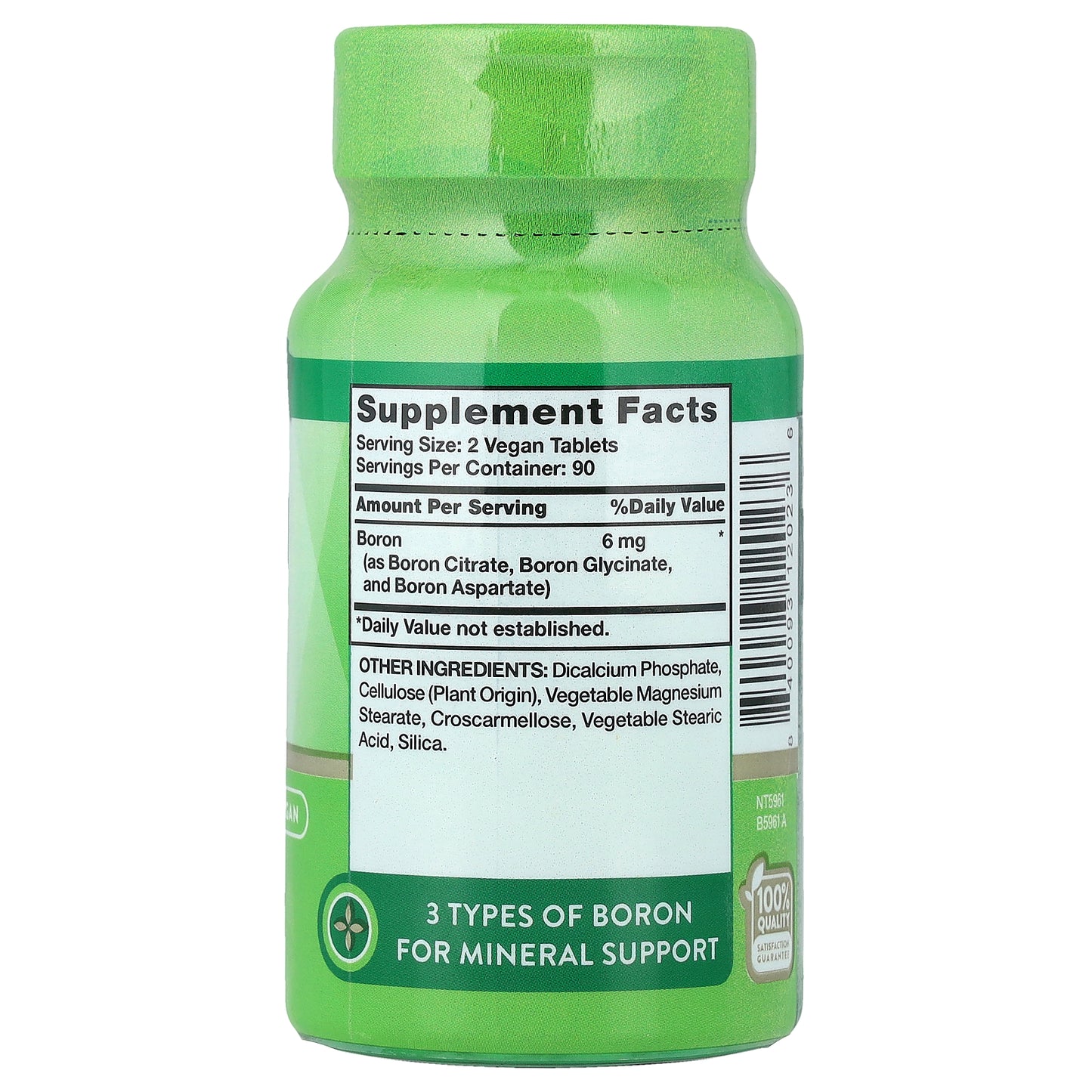 Nature's Truth, Boron Complex, Triple Action , 180 Tablets (3 mg Per tablet)