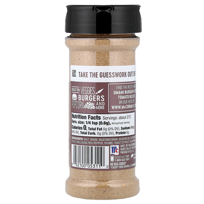 McCormick, All Purpose Seasoning, Umami Seasoning with Mushrooms and Onion, 4.59 oz (130 g)
