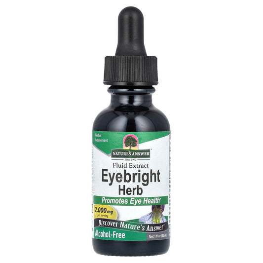 Nature's Answer, Eyebright Herb, Fluid Extract, Alcohol-Free, 2,000 mg, 1 fl oz (30 ml)