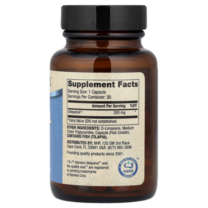 Dr. Mercola, Ubiquinol, 200 mg, 30 Capsules