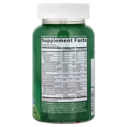 Garden of Life, Vitamin Code® Gummies, Calcium & Magnesium, Raspberry, 60 Gummies