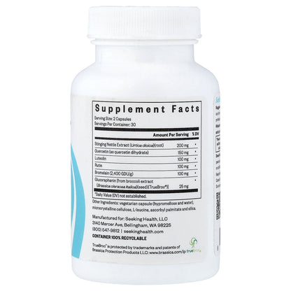 Seeking Health, HistaminX, 60 Capsules