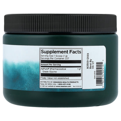 Swanson, Glycine Powder, 8 oz (227 g)