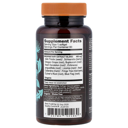 Herbs Etc., Liver Tonic™, 60 Softgels