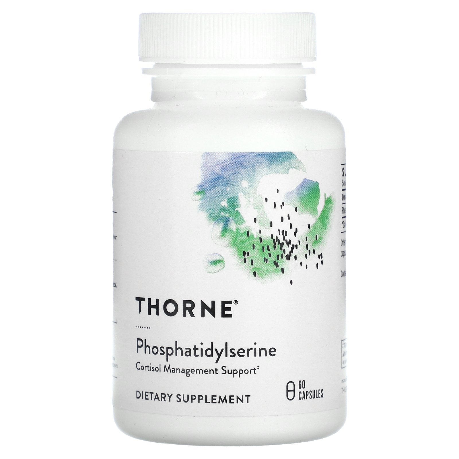Thorne, Phosphatidylserine, 60 Capsules (100 mg per Capsule)