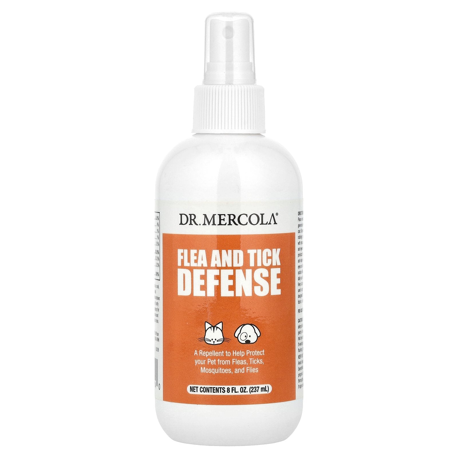 Dr. Mercola, Flea And Tick Defense, For Dogs and Cats, 8 fl oz (237 ml)
