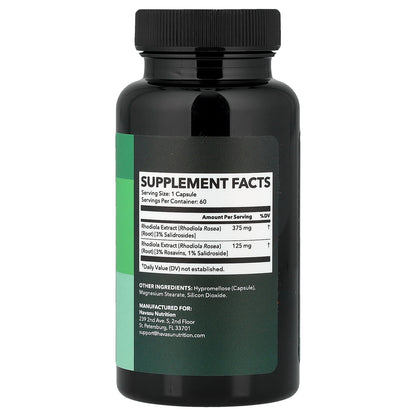 Havasu Nutrition, Rhodiola Rosea, 60 Capsules