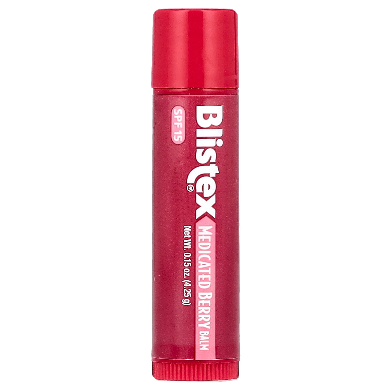 Blistex, Medicated Lip Protectant/Sunscreen, SPF 15, Berry, 0.15 oz (4.25 g)