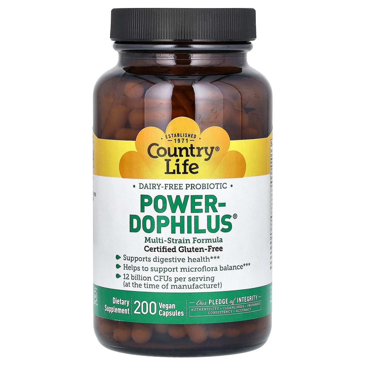 Country Life, Power-Dophilus, 200 Vegan Capsules