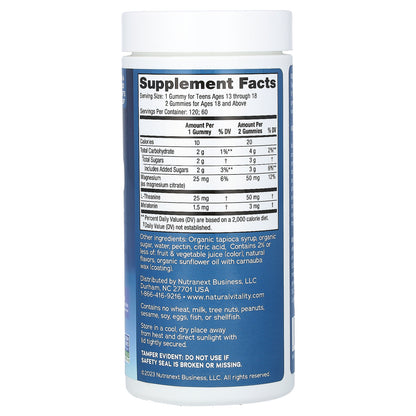 Natural Vitality, Sleep Gummies, Blueberry Pomegranate, 120 Gummies