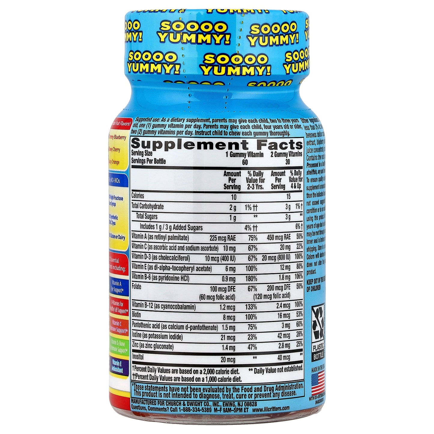 L'il Critters, Paw Patrol™ Gummy Multivitamin, Fruit, 60 Gummies