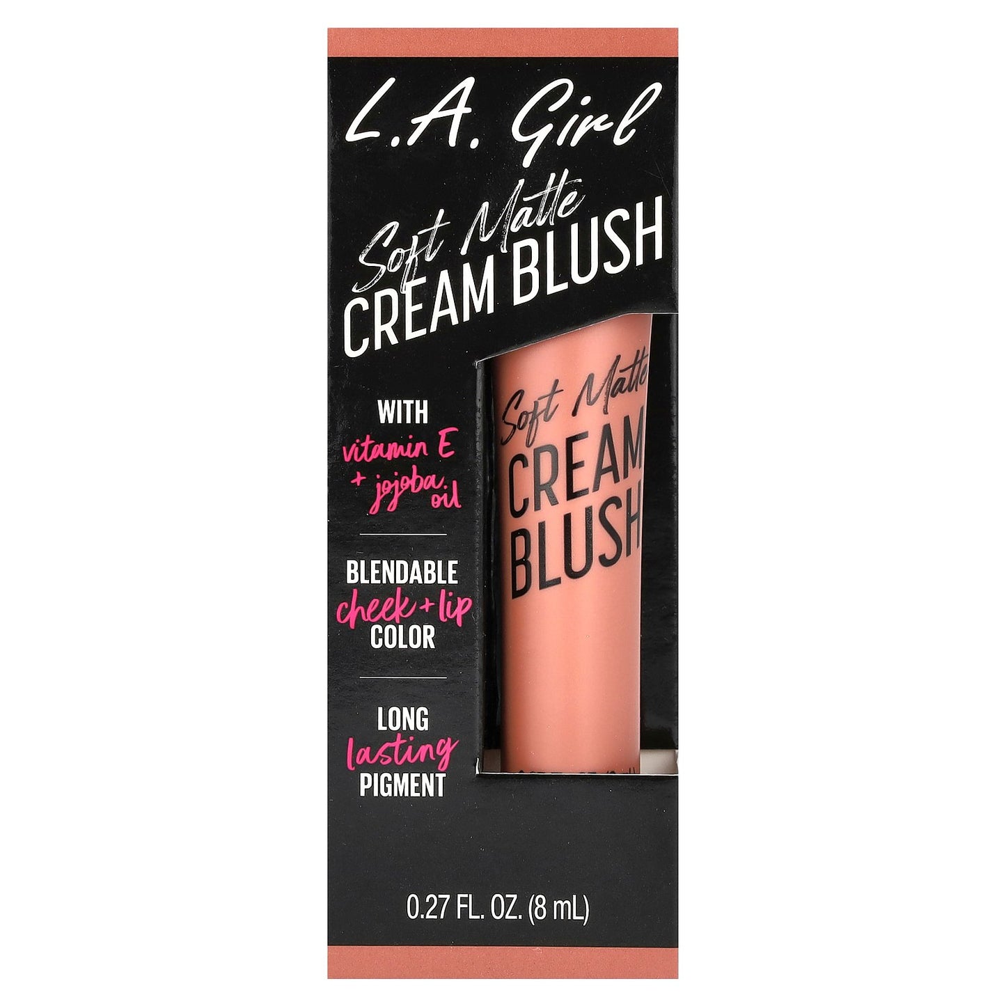 L.A. Girl, Soft Matte Cream Blush, GBL442 Grace, 0.27 fl oz (8 ml)