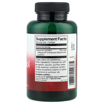 Swanson, Ubiquinol, 100 mg, 120 Softgels