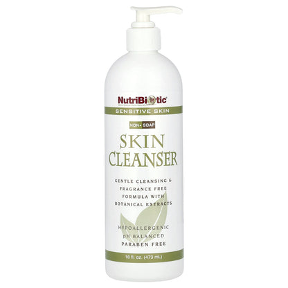 NutriBiotic, Skin Cleanser, Non-Soap, Fragrance Free, 16 fl oz (473 ml)