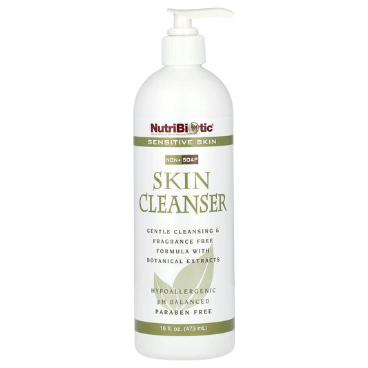 NutriBiotic, Skin Cleanser, Non-Soap, Fragrance Free, 16 fl oz (473 ml)