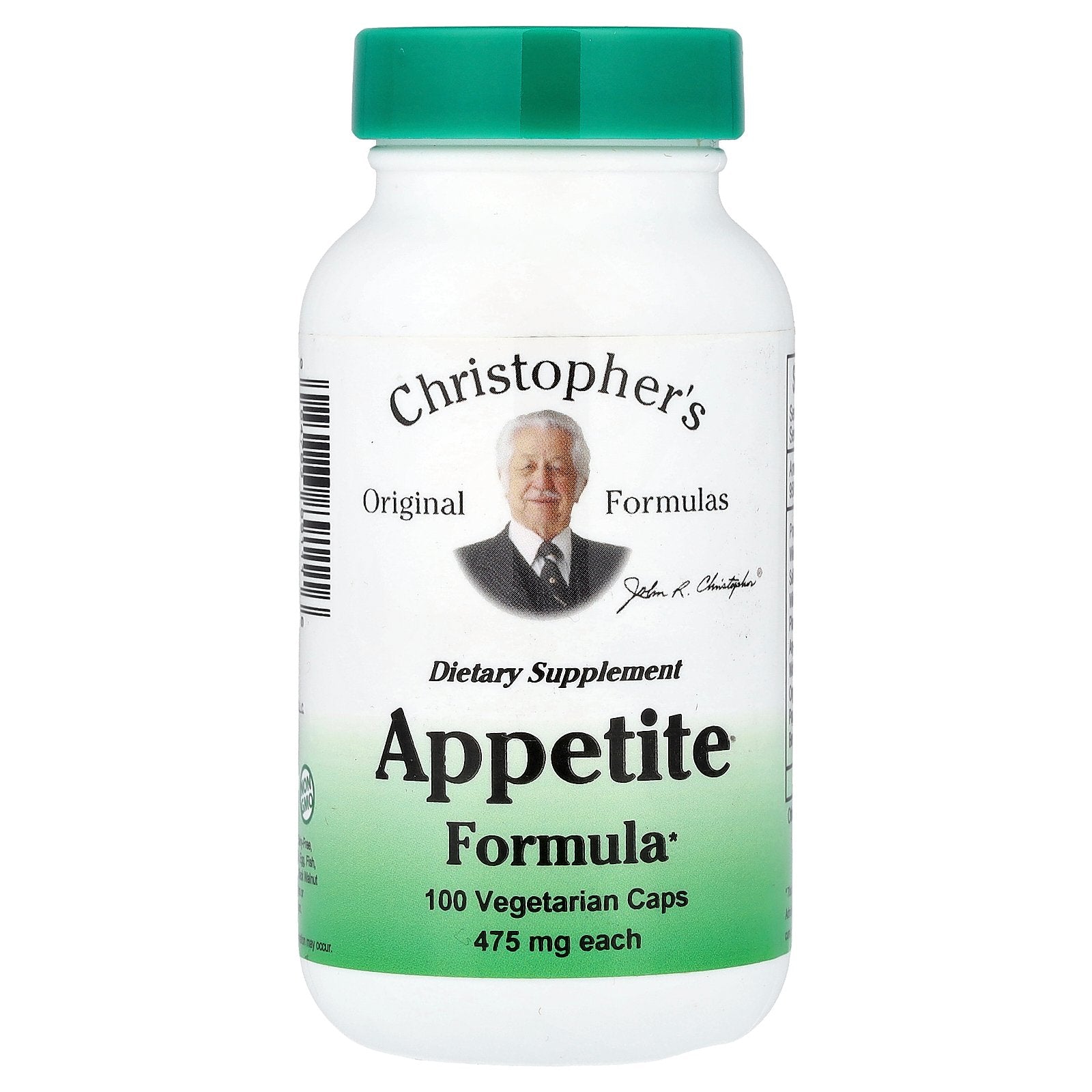 Christopher's Original Formulas, Appetite Formula, 475 mg, 100 Vegetarian Caps
