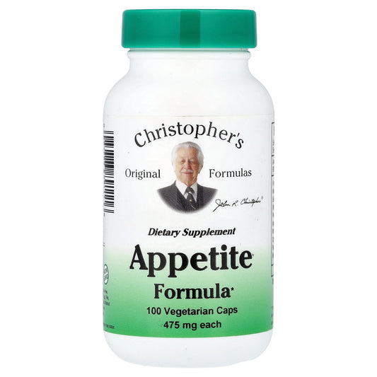 Christopher's Original Formulas, Appetite Formula, 475 mg, 100 Vegetarian Caps