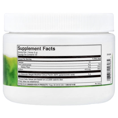 Swanson, Modified Citrus Pectin Powder, 5.28 oz (150 g)