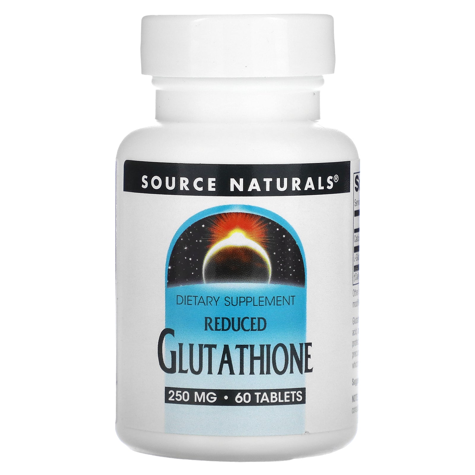 Source Naturals, Reduced Glutathione, 250 mg, 60 Tablets