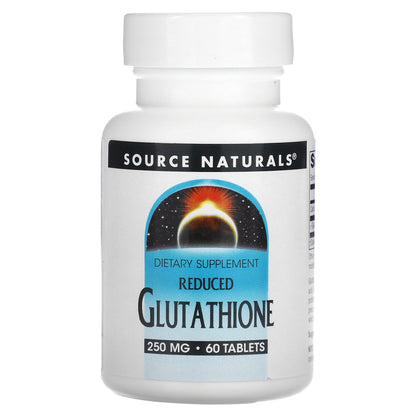 Source Naturals, Reduced Glutathione, 250 mg, 60 Tablets