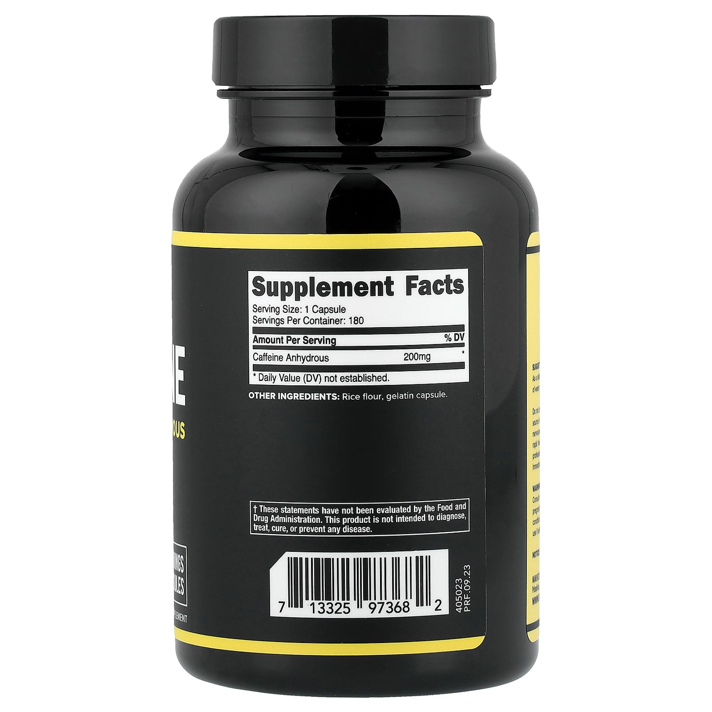 Primaforce, Caffeine , 200 mg, 180 Capsules