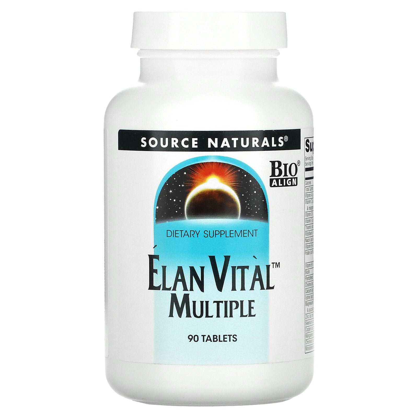 Source Naturals, Elan Vital Multiple, 90 Tablets