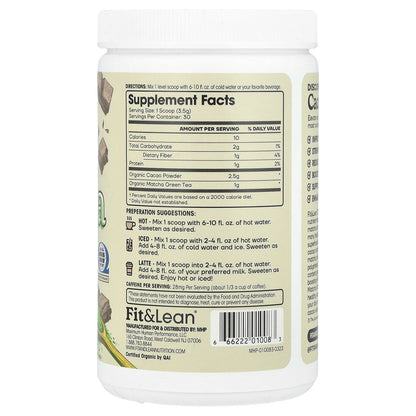Fit & Lean, Cacao Matcha, 3.7 oz (105 g)