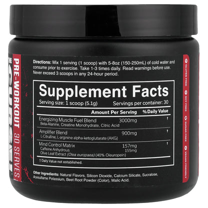 JNX Sports, The Curse!®, Pre-Workout, Cherry Limeade, 5.4 oz (153 g)