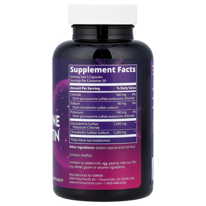 MRM Nutrition, Glucosamine Chondroitin, 90 Capsules