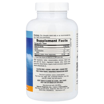 NaturesPlus, KalmAssure® Magnesium Chewable, Orange, 60 Tablets