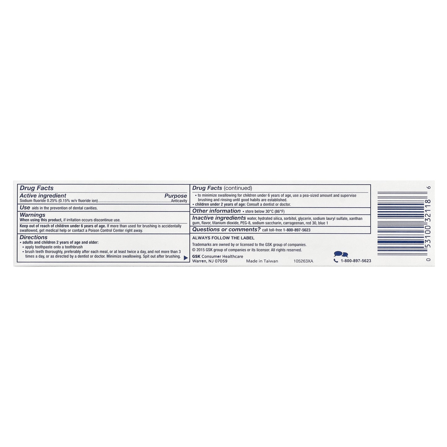 Aquafresh, Triple Protection® Fluoride Toothpaste, Cavity Protection, Cool Mint, 5.6 oz (158.8 g)