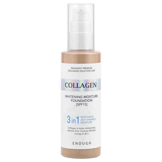 Enough, Collagen, Whitening Moisture Foundation, SPF15, #13, 3.38 fl oz (100 ml)