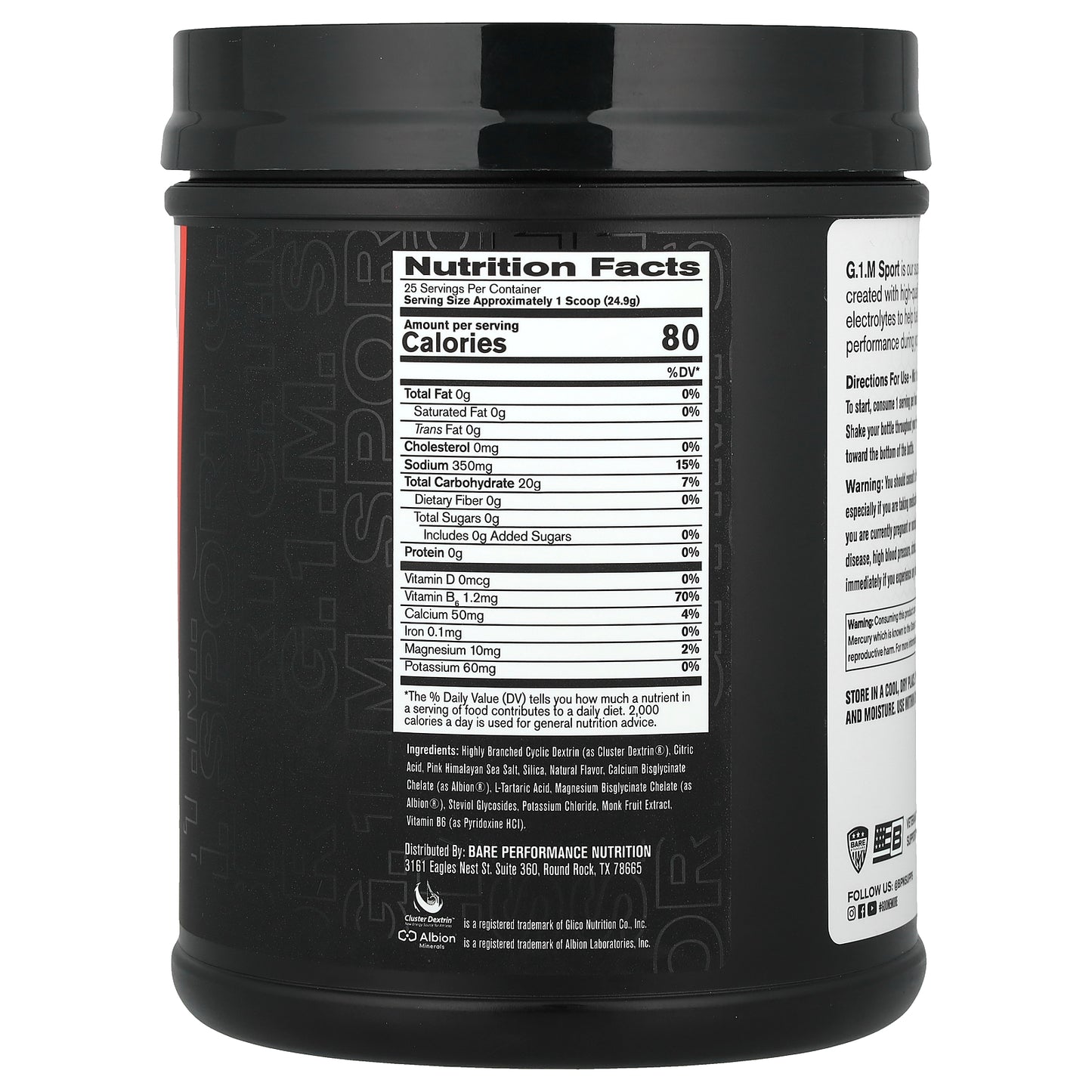 BPN, G.1.M Sport, Lemon Lime, 1 lb 6 oz (623 g)