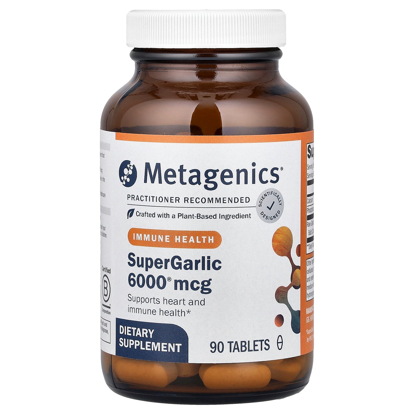 Metagenics, SuperGarlic 6000®, 90 Tablets