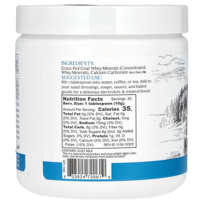 Mt. Capra, Clean Electrolytes + Trace Minerals, 10.6 oz (300 g)