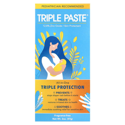 Triple Paste, Triple Paste, Zinc Oxide, Fragrance-Free, 2 oz (57 g)