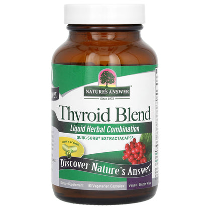 Nature's Answer, Thyroid Blend, 90 Vegetarian Capsules