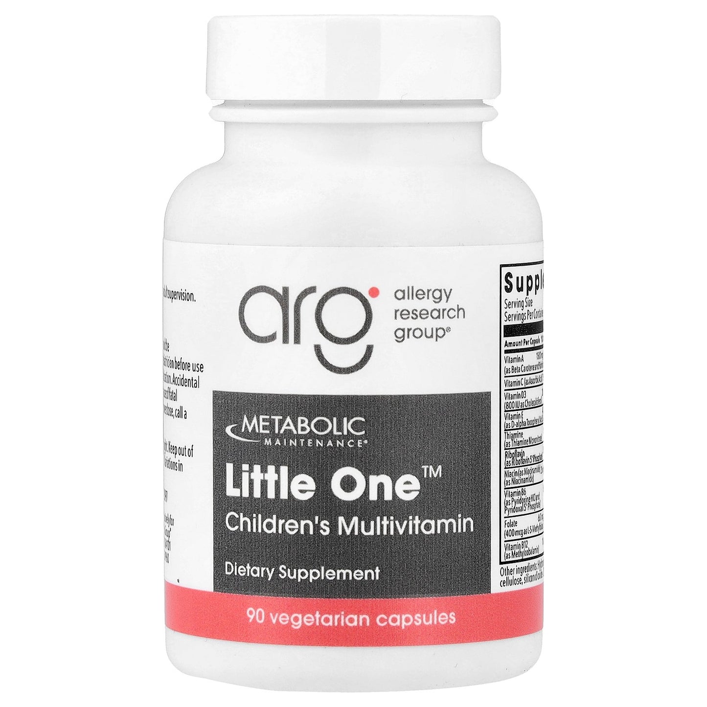 Metabolic Maintenance, Little One™, Children's Multivitamin, 90 Vegetarian Capsules