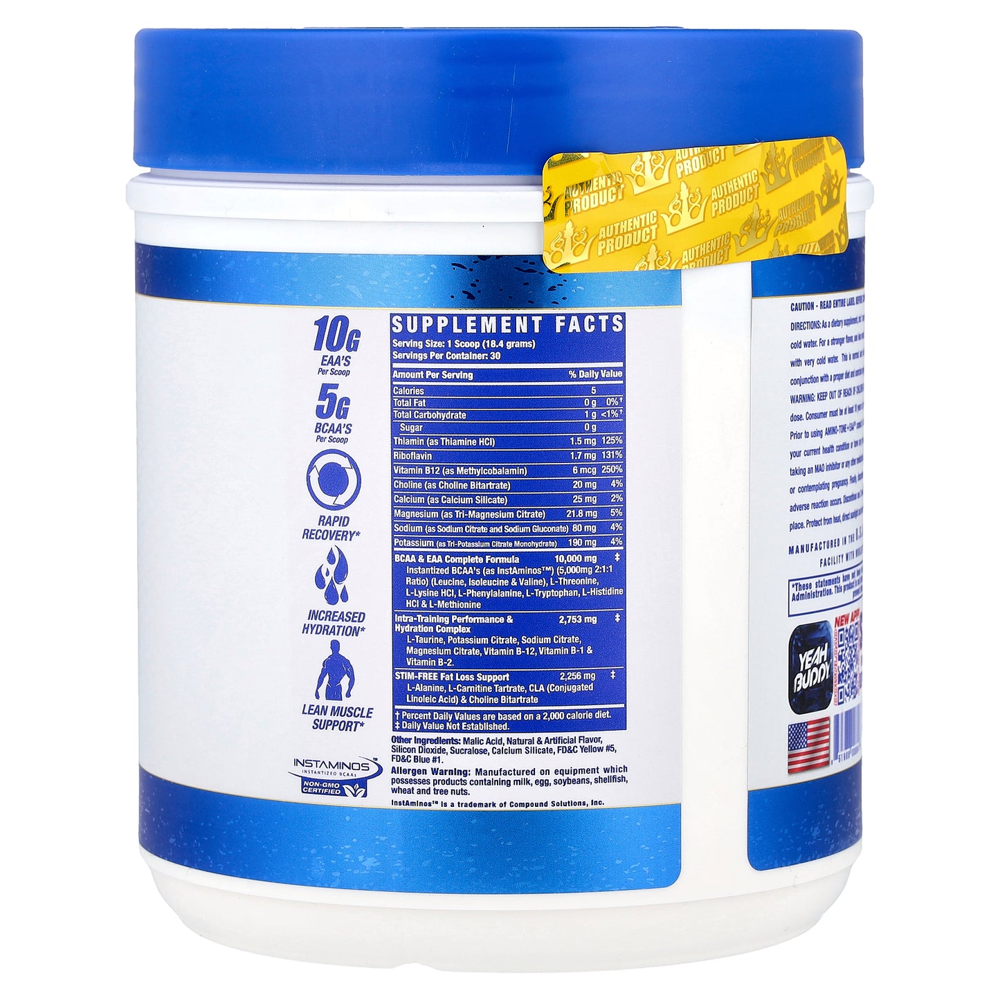 Ronnie Coleman, Signature Series, Amino Tone + EAA™, Sour Apple, 1.2 lb (540 g)