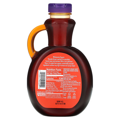 Wholesome Sweeteners, Organic Pancake Syrup, 20 fl oz (591 ml)