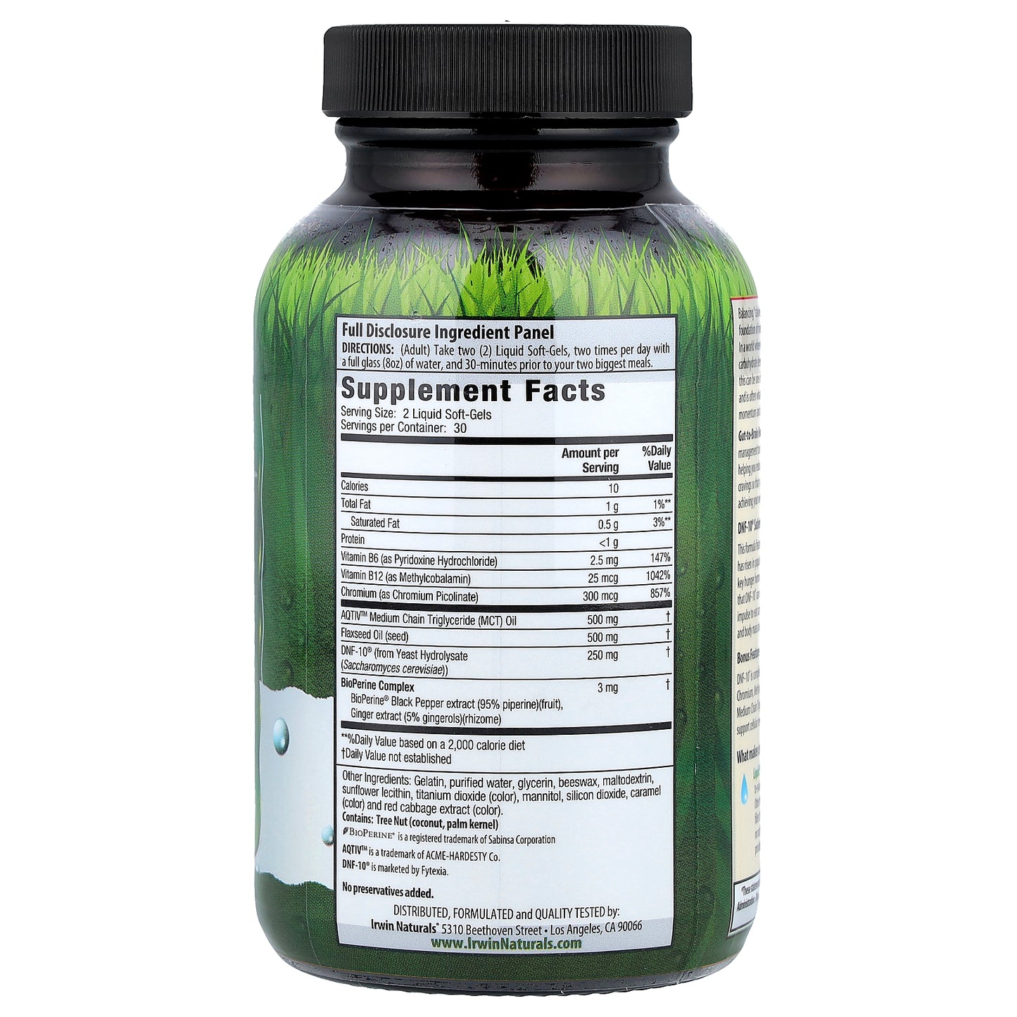 Irwin Naturals, Gut-To-Brain Hunger Control™, 60 Liquid Soft-Gels