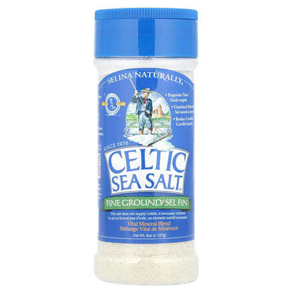 Celtic Sea Salt, Fine Ground, Vital Mineral Blend, 8 oz (227 g)