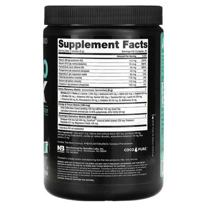 NutraBio, Amino Kick, Baja Burst, 0.6 lb (271 g)