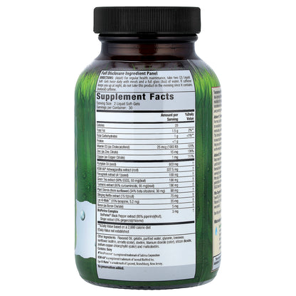 Irwin Naturals, Testosterone UP Prostate Defense™, Dual-Action, 60 Liquid Soft-Gels