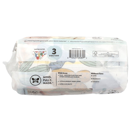 The Honest Company, Clean Conscious Diapers™, Size 3, 16-28 lbs, Donut Grow Up, 27 Diapers