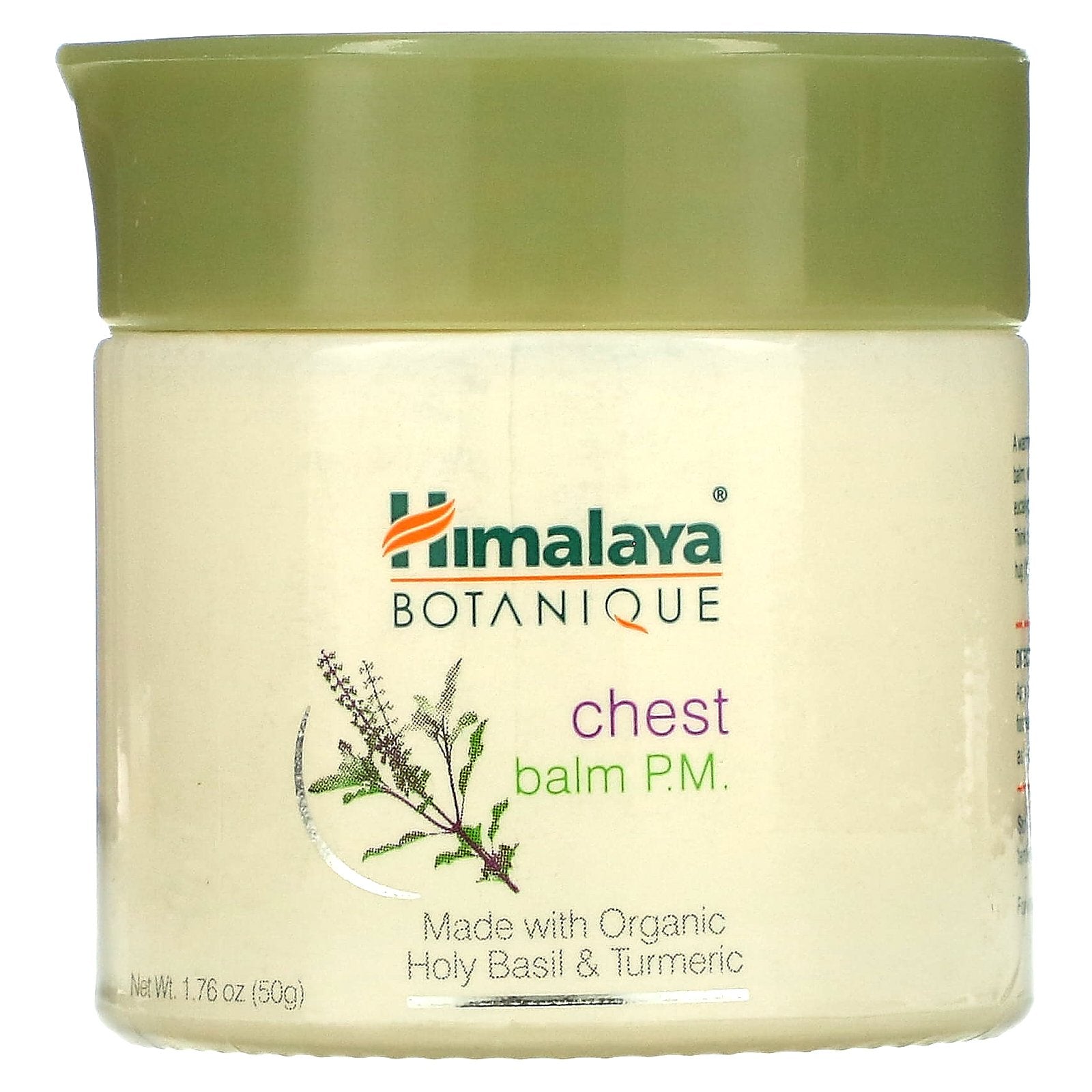 Himalaya, Botanique, Chest Balm P.M., 1.76 oz (50 g)