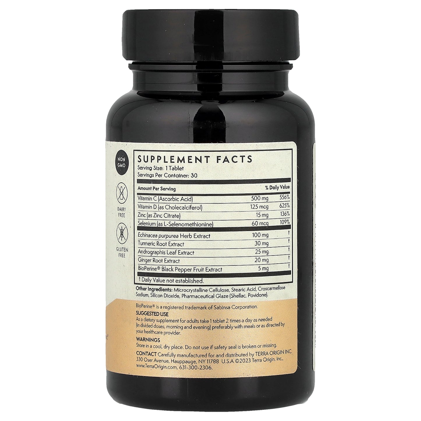 Terra Origin, Healthy Immunity Boost, 30 Tablets