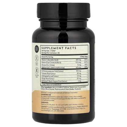 Terra Origin, Healthy Immunity Boost, 30 Tablets