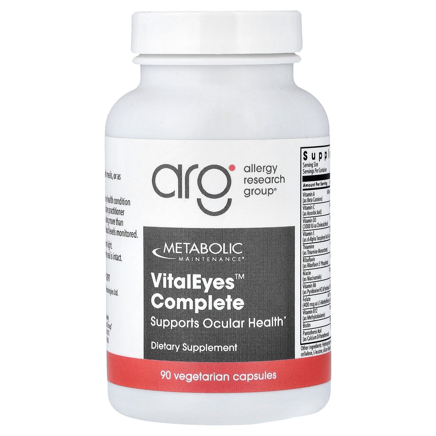 Metabolic Maintenance, VitalEyes™ Complete, 90 Vegetarian Capsules
