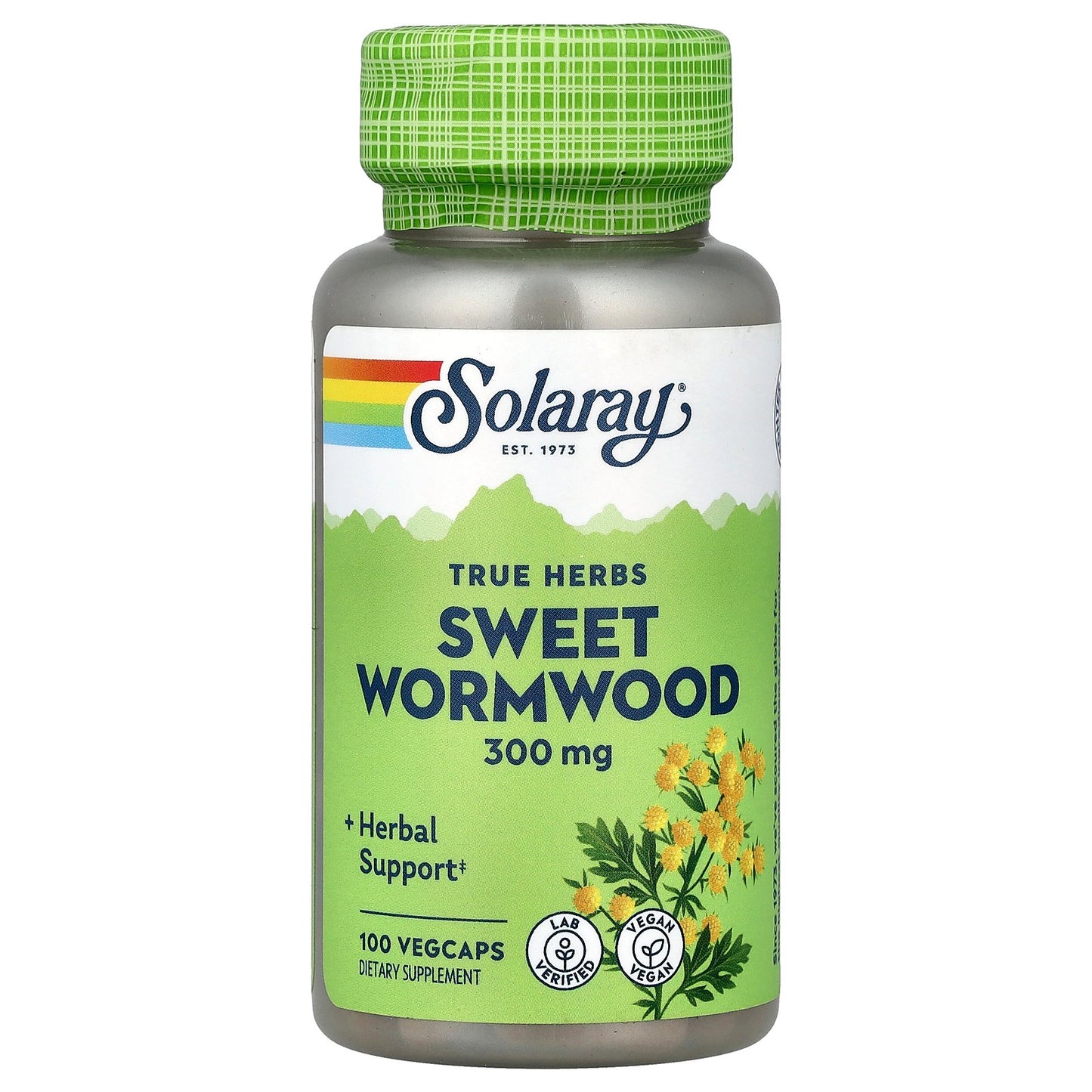 Solaray, True Herbs, Sweet Wormwood, 300 mg, 100 VegCaps